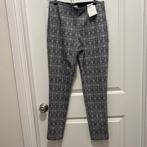 Calvin Klein  Charcoal Checkered Dress Pants